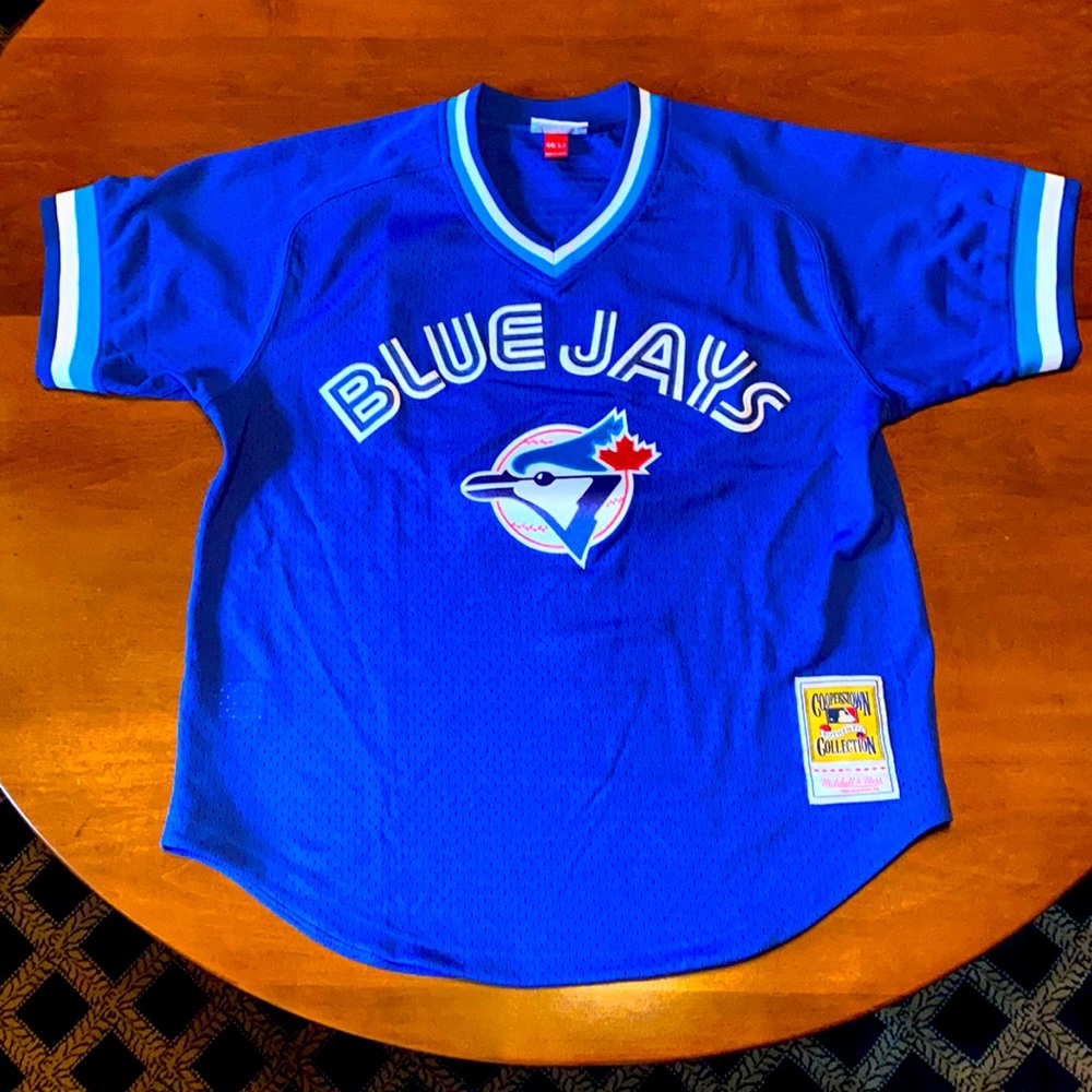 Mitchell and Ness Joe Carter jersey, Size L. Blue Jays